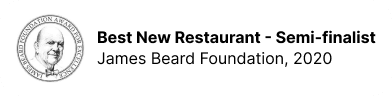 James Beard Foundation Badge 1