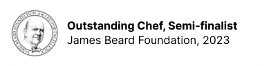 James Beard Foundation Badge 3